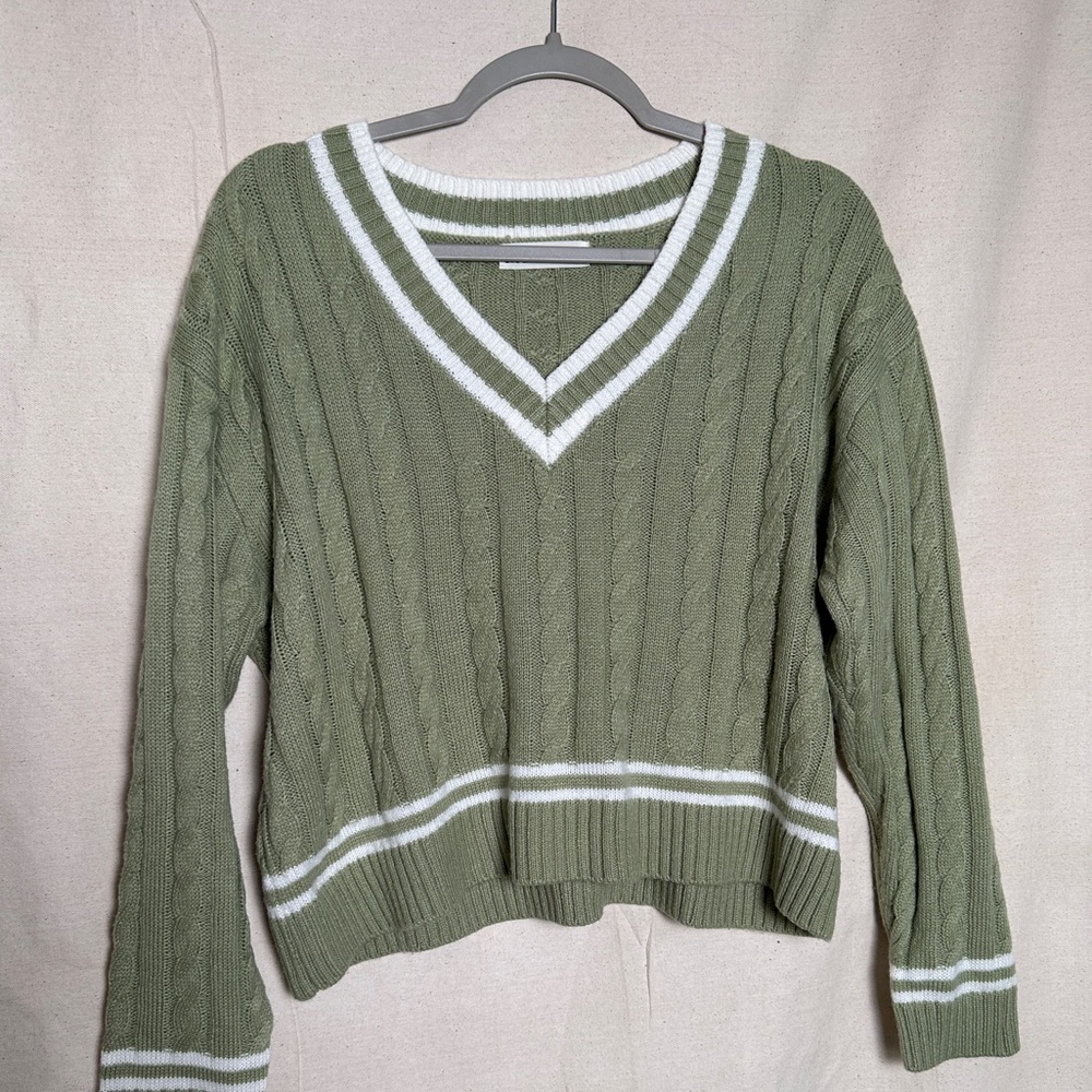 Green sweater